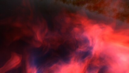 Universe filled with stars, nebula and galaxy
