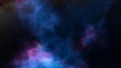 Universe filled with stars, nebula and galaxy
