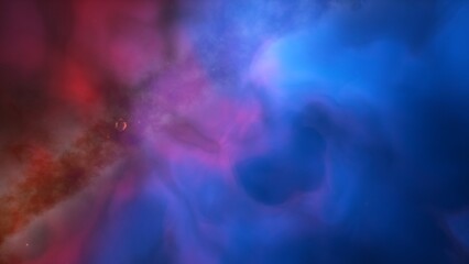 Space nebula, for use with projects on science, research, and education. Illustration
