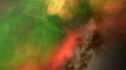 bright nebula, nebula in space, majestic red-purple nebula, beautiful space background 3D render
