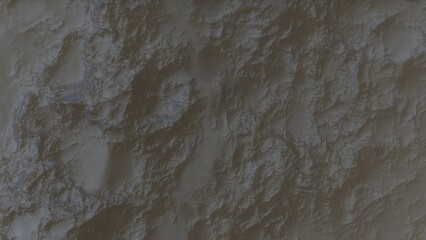 View of the 3d rendering realistic planet mars surface from space.
