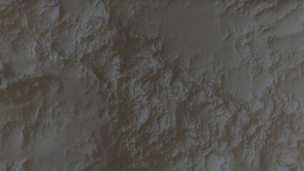 View of the 3d rendering realistic planet mars surface from space.
