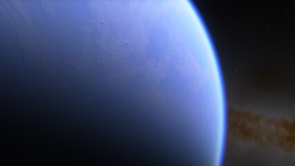 Abstract planets and space background
