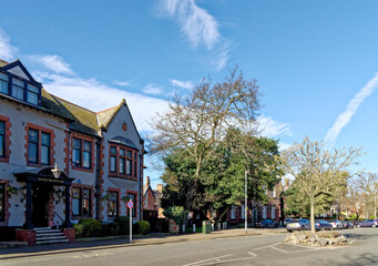 Real estate buildings in Lytham St Annes Lancashire UK