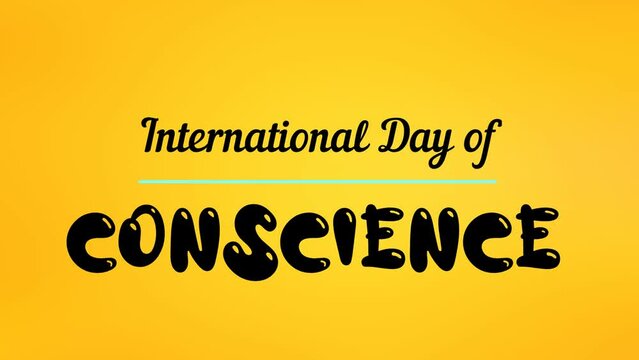The International Day of Conscience is a global day of awareness celebrated on April 5