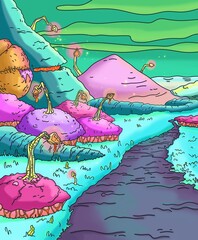 the child on the beach