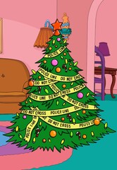 christmas tree with gifts