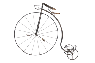 vintage bicycle isolated