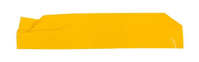 Adhesive tape set of different size and shape pieces, png isolated on transaprent background. Design elements for scrapbooking, collage etc