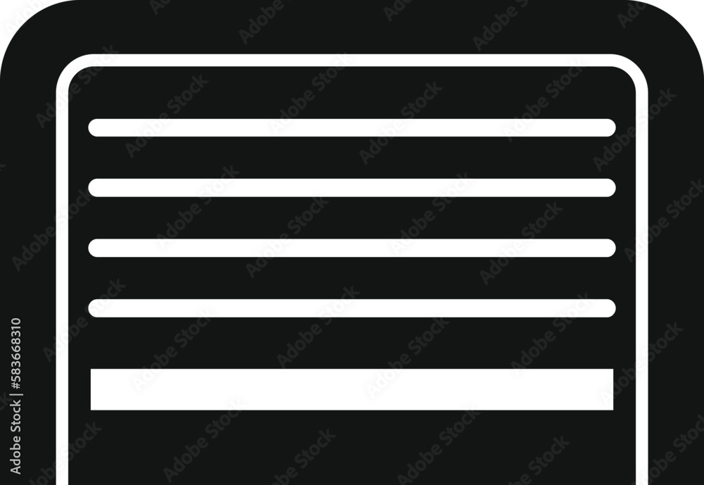 Poster control gate icon simple vector. fence security. entry access