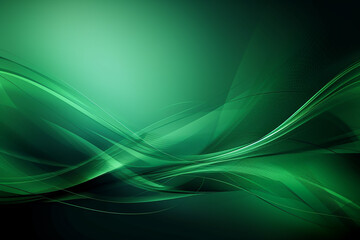 Fototapeta premium Bright abstract green background. AI generated image