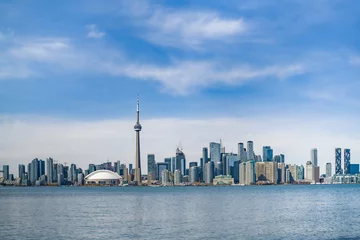 Papier Peint photo Lavable Toronto view of toronto skyline from toronto island