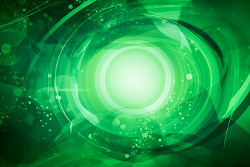 Obraz premium Bright abstract green background. AI generated image