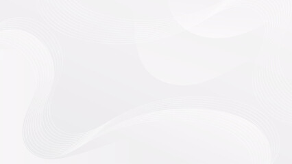 Abstract White liquid background. Modern background design. Dynamic Waves. Fluid shapes composition. Fit for website, banners, brochure, posters