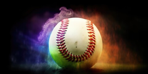 Baseball in smoke, AI