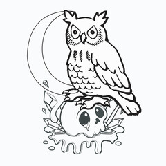 Pastel Goth Coloring Page for adult