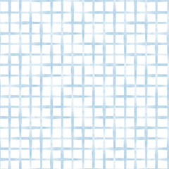 Geometric blue-white checkered seamless pattern. - 583675917