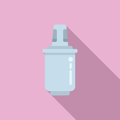 Tank system icon flat vector. Water purification. Clean drink