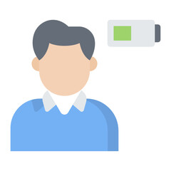 Low Energy Flat Icon