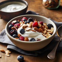 oatmeal with berries