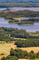 Latvia. Latgale. Lake Siver and its surroundings.