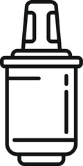 Tank system icon outline vector. Water purification. Clean drink