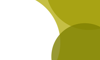 Fototapeta premium Olive green color circles background with overlap layer. For wallpaper, cover, banner, poster, placard and presentation. Abstract background for business card and flyer template, vector illustration 