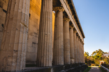 Temple Of Hephaestus in the Ancient Agora, The heart of Ancient Athens, Greece