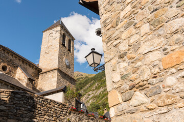Lanuza, a pretty village in the Aragonese Pyrenees (Spain)