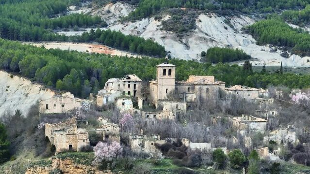 Depopulated of Tiermas. Jacetania, Zaragoza