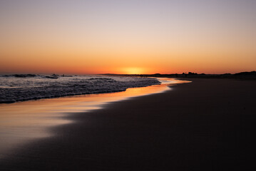 Birubi Beach at sunset