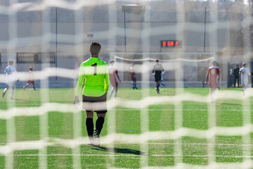 Football game. Youth category competition