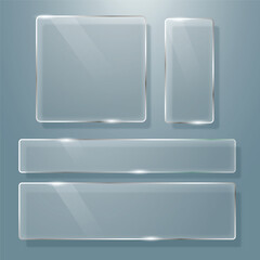 Blank Glasses Plate Set