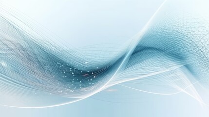 Big data flowing and swirling motion concept - Generative AI