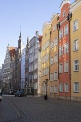 Chlebnicka  street in Gdansk,Poland.