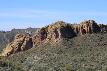 rocks in the mountains