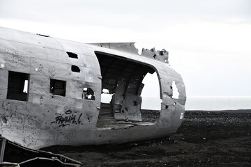 The plane wreck in Iceland