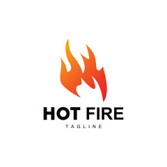 Hot Flame Logo, Fire Vector, Abstract Fire Icon Design