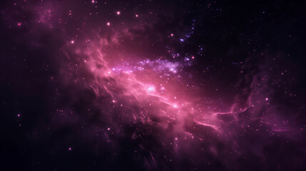 Obraz na płótnie Canvas space galaxy background, Generated by AI