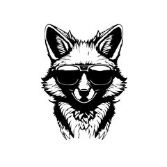 fox vector illustration svg