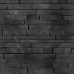 Dark grey and black slate seamless texture (ai generated)