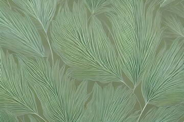 Leaf Pattern Background. Generative AI