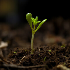 Sprout, spring, fresh, 