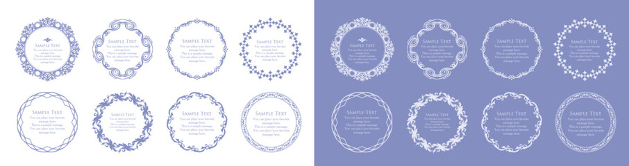 夏をイメージしたエレガントなウエディングカード素材コレクション