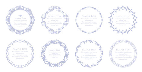 夏をイメージしたエレガントなウエディングカード素材コレクション