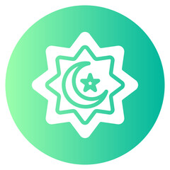 islamic gradient icon