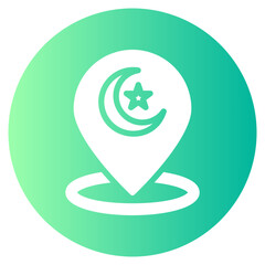 location gradient icon