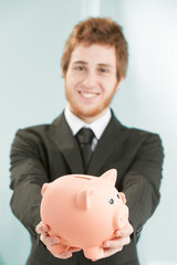 Piggy bank - savings for success