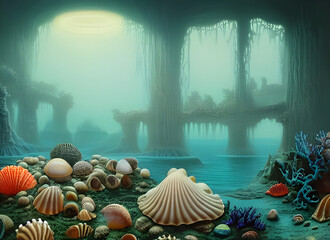 Undersea Hideaway - Generative AI