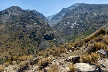 Hiking to Refugio Aleman in the Andes at Yerba Loca Nature Sanctuary in Chile